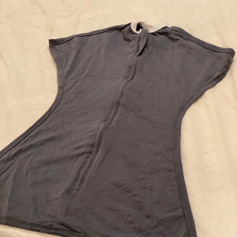 Gray Zipadee Zip Sleep Suit - extra small